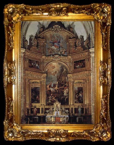 framed  Francisco Rizi Altarpiece, ta009-2